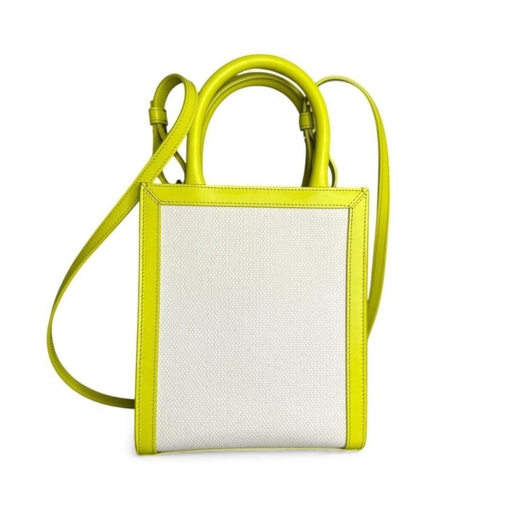 Celine Cabas Vertical Shoulder Bag Anis green
